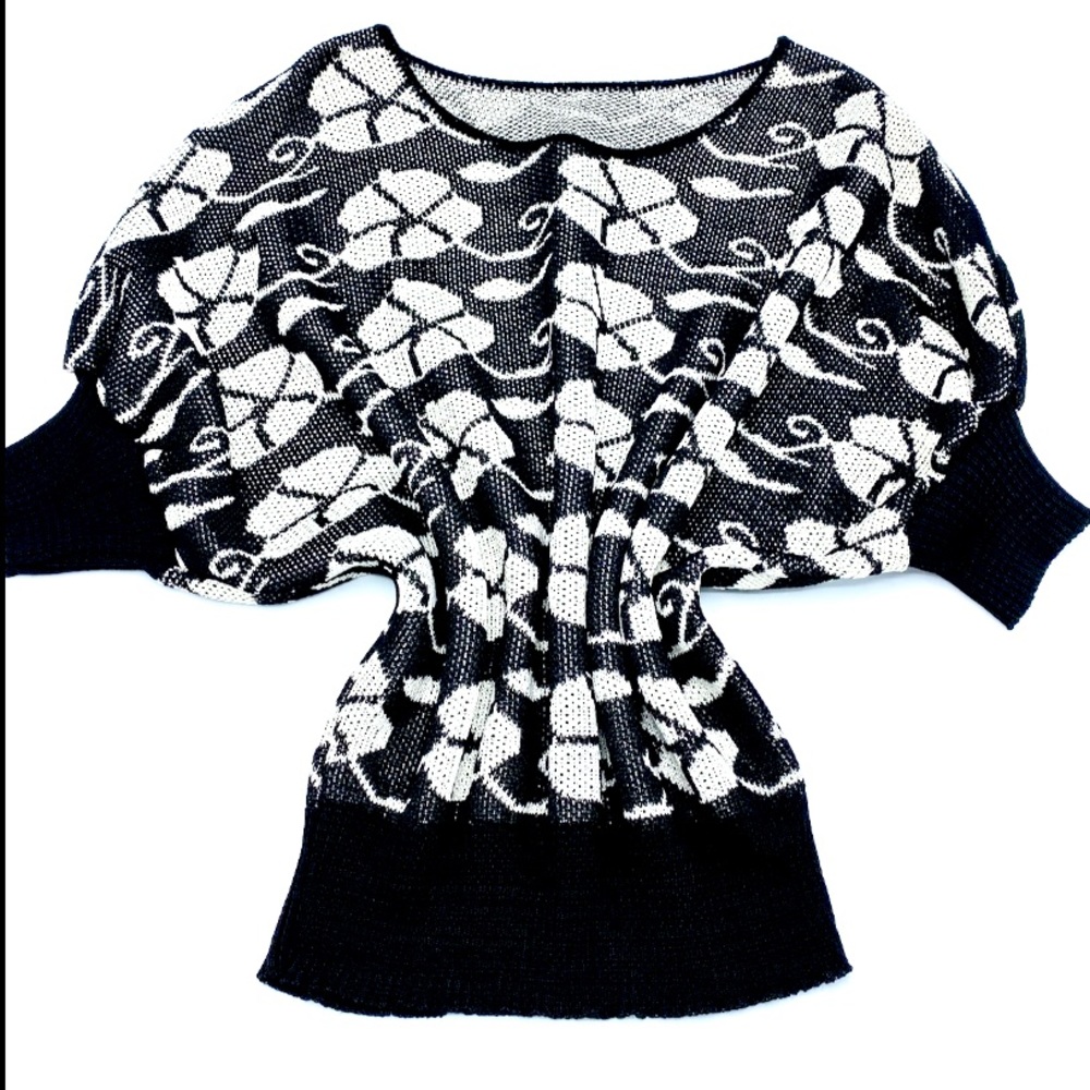 Dolman Sleeve Knit Sweater